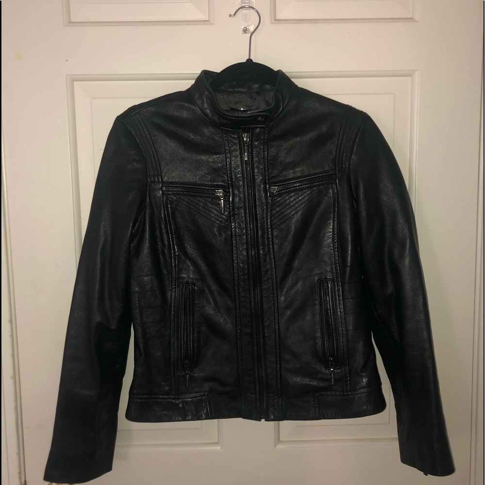 BERNARDO Luxe Leather Jacket